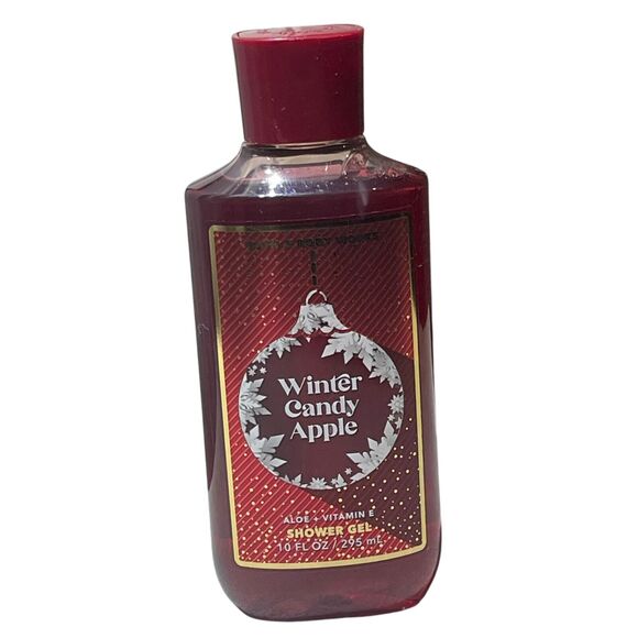 Bath & Body Works Other - Bath & Body Works Winter Candy Apple Shower Gel Aloe & Vitamin E 10oz New